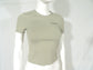 GOLD SQUARE ARMY GREEN TEE