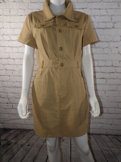 LOGO KHAKI DRESS