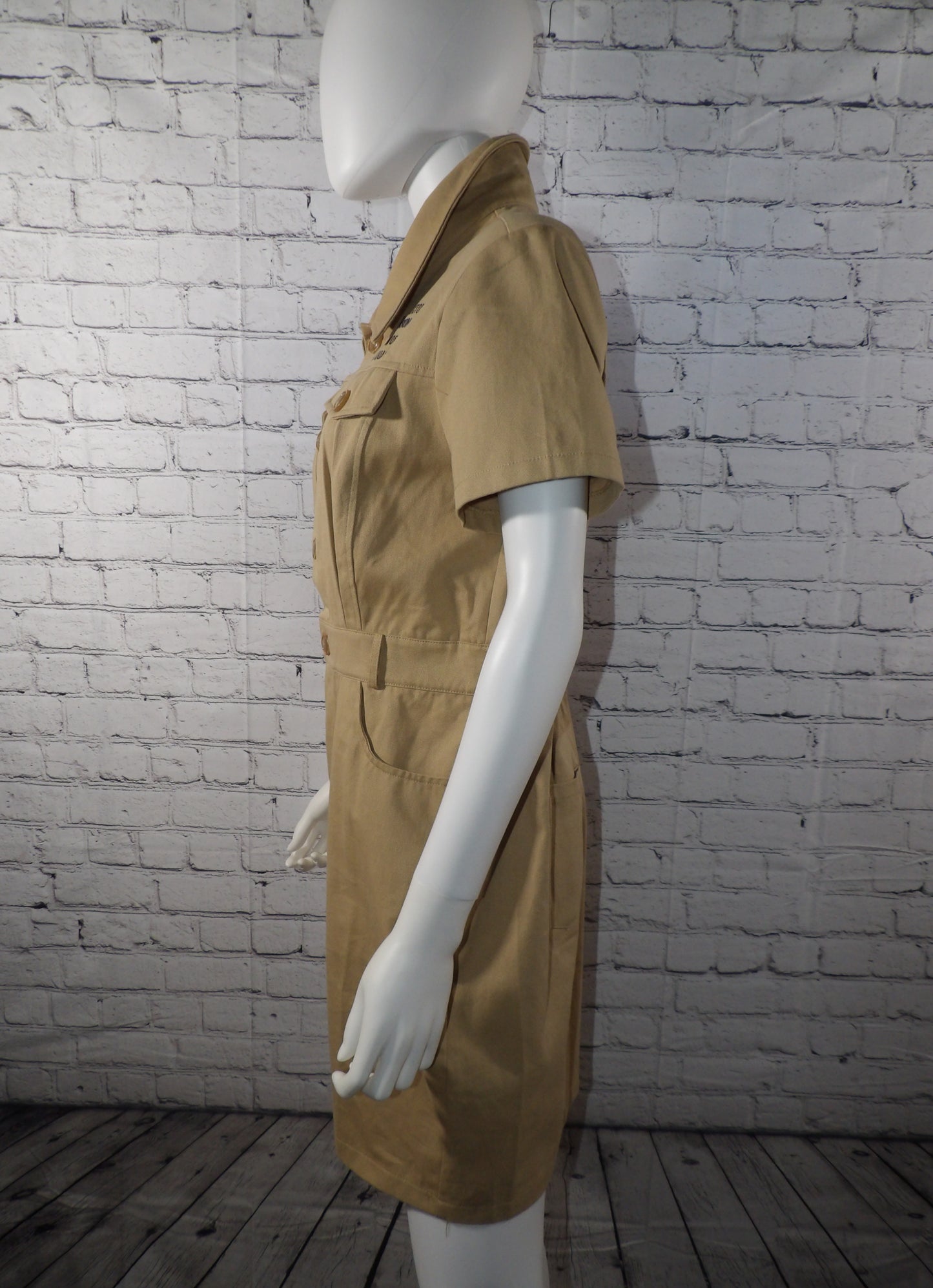 LOGO KHAKI DRESS